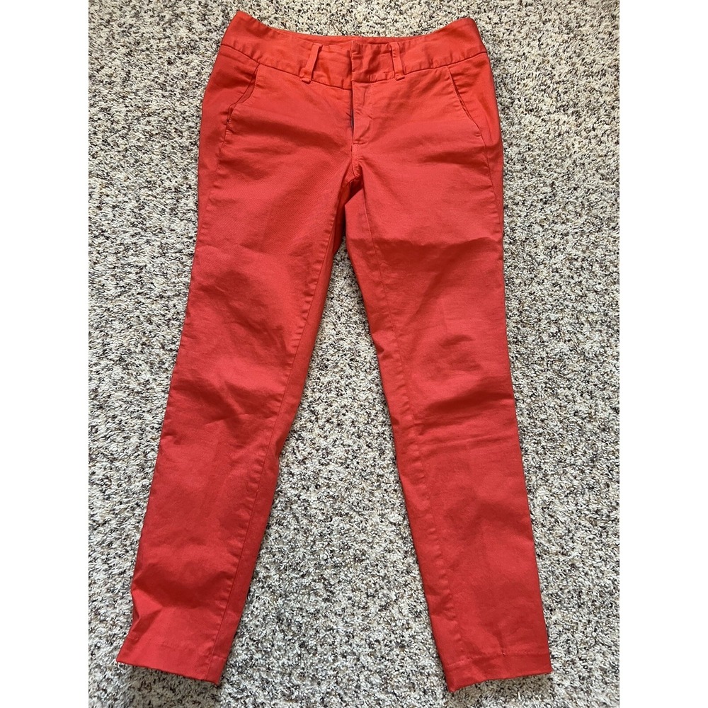 Rag & Bone Low Rise Skinny Jeans Women Adult Size 27x27 Bright Coral